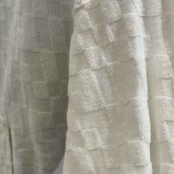 Billabong Women's White Check Hooded Sweatshirt Size L Casual Fall - Picture 4 of 12